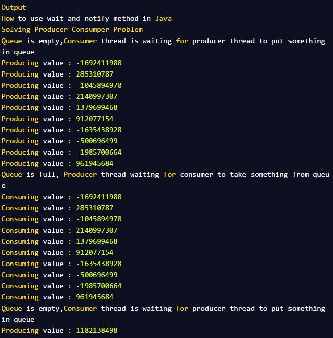 如何在 Java 中正确使用 wait, notify 和 notifyAll &#8211; 以生产者消费者模型为例